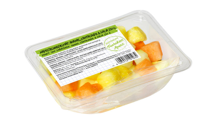 Apetit Tuorekset Naposteluhedelmät: Ananas, cantaloupe & galia 130 g