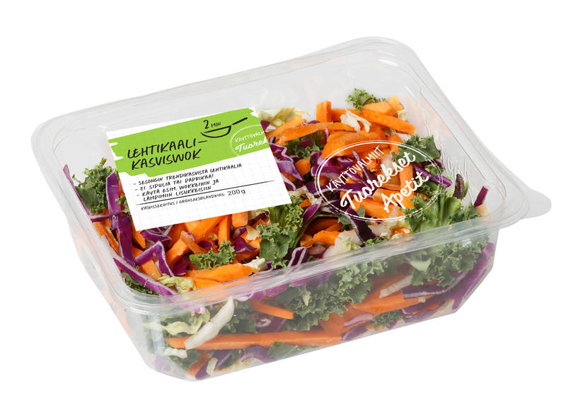 Apetit Tuorekset Lehtikaali-kasviswok 200 g