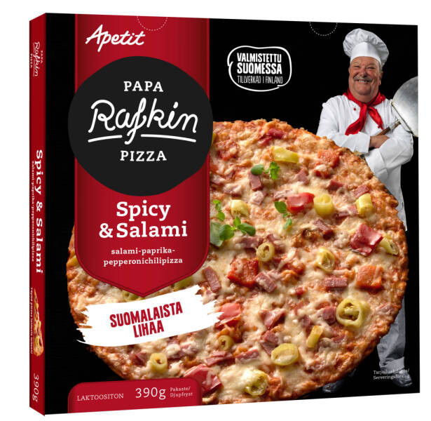 Papa Rafkin Spicy&Salami 390g