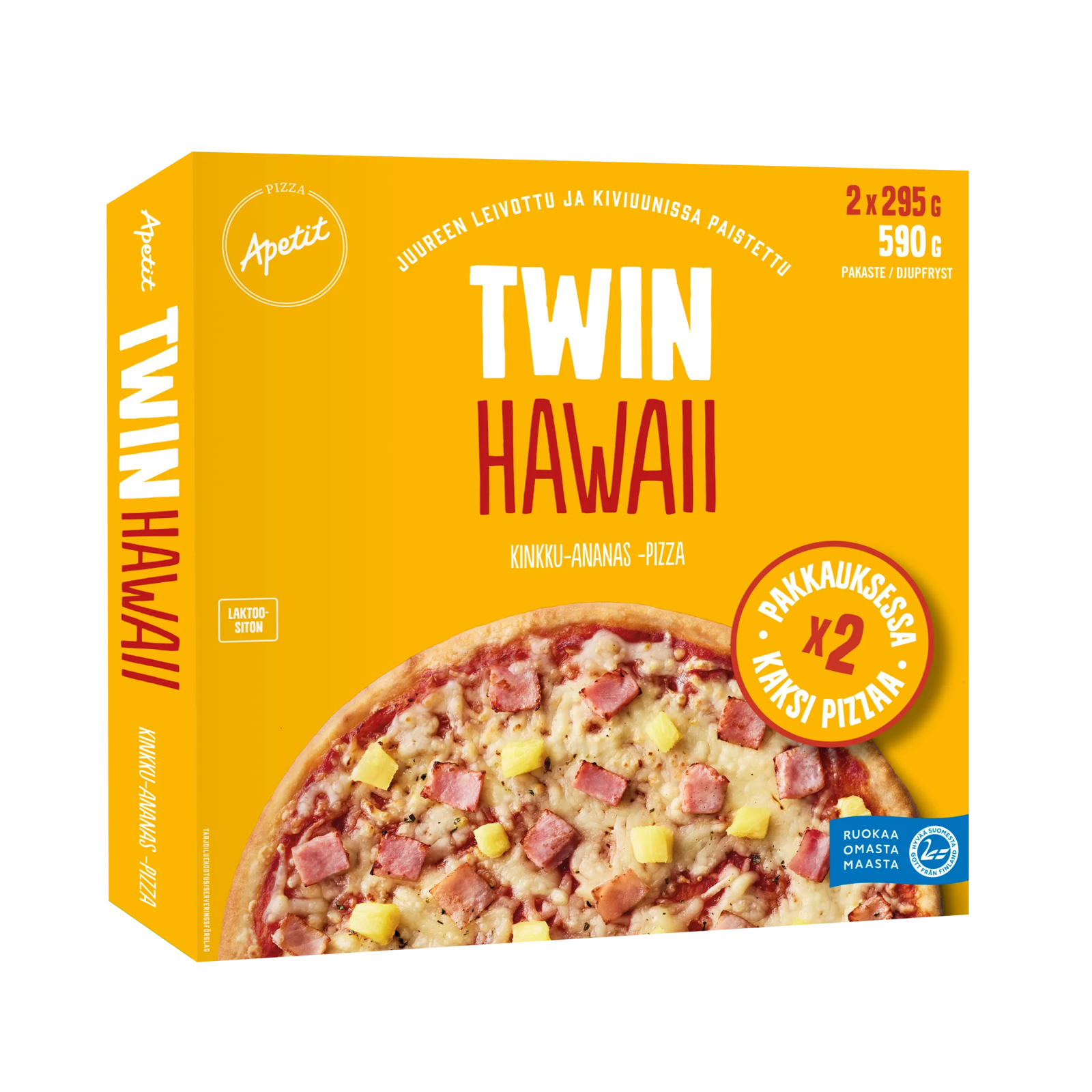 Apetit Twin Hawaii pizza pakaste 2x295g