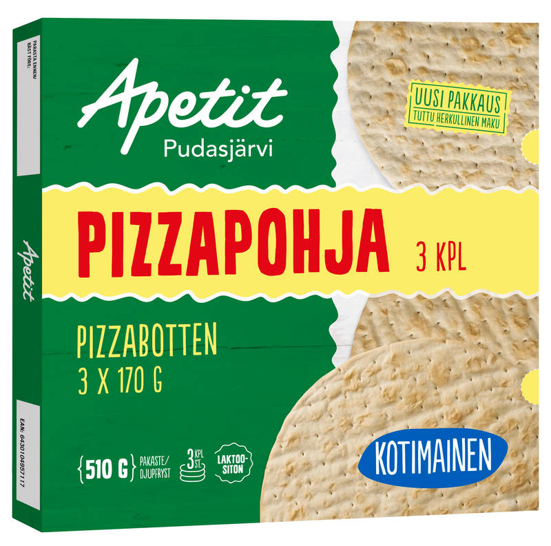 Apetit Pizzapohja 510 g