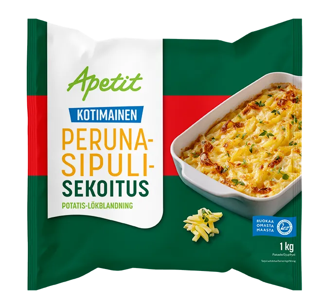 Apetit Kotimainen Peruna-sipulisekoitus pakaste 1kg