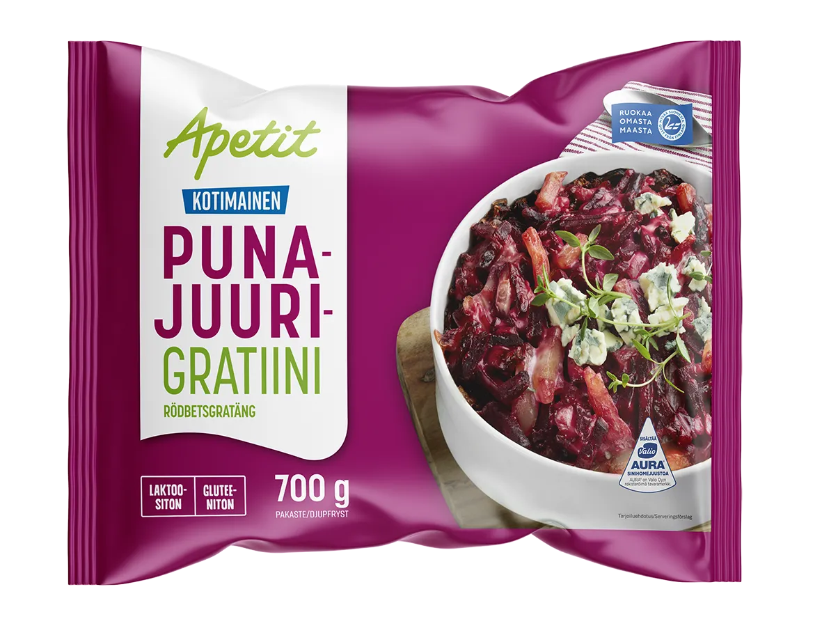 Apetit Kotimainen Punajuurigratiini pakaste 700g