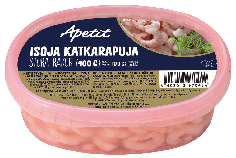 Apetit Isoja katkarapuja