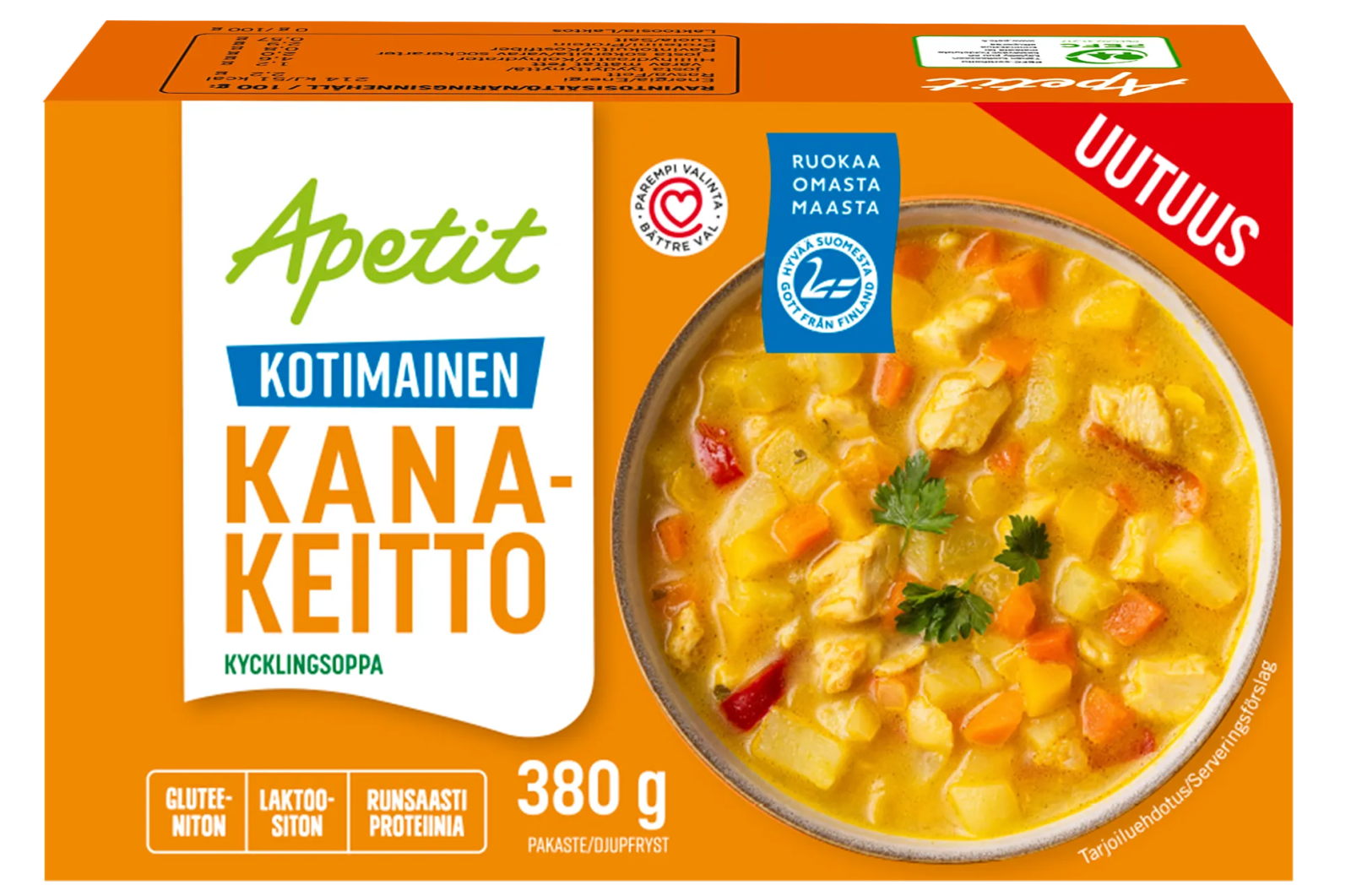 Apetit Kotimainen Kanakeitto pakaste 380g