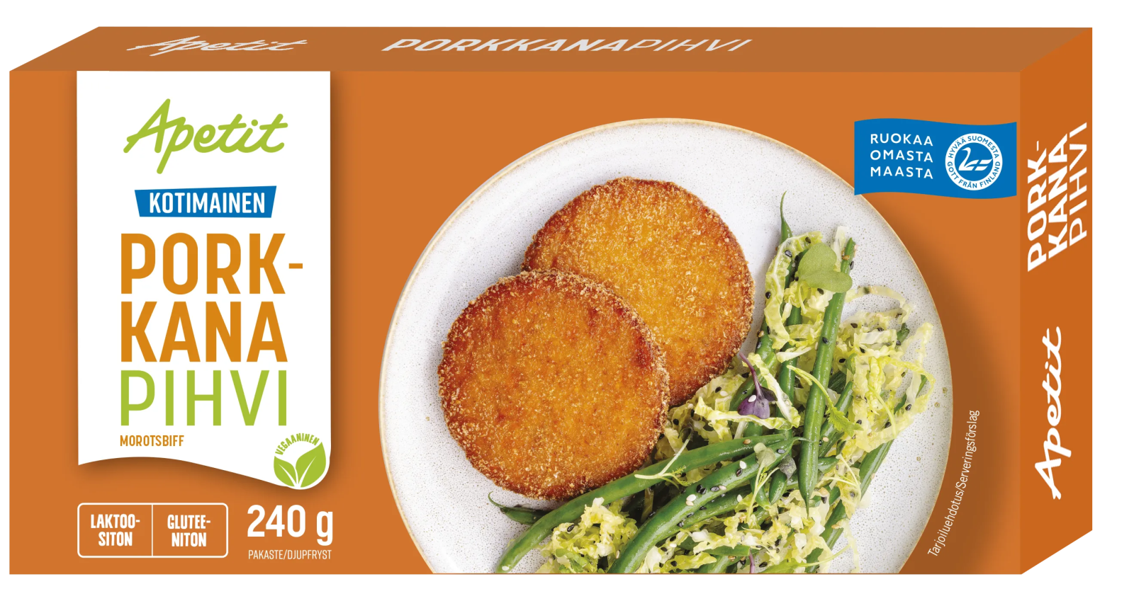 Apetit Porkkanapihvi kypsä pakaste 240g