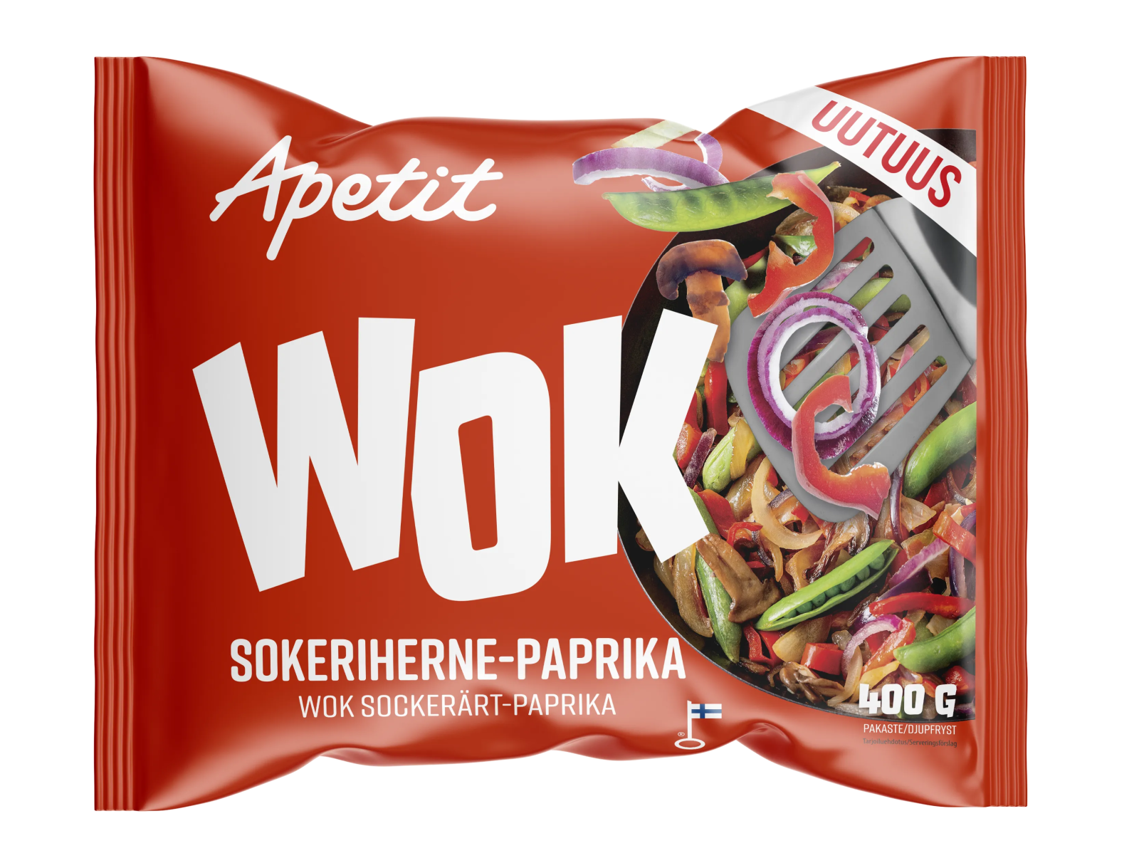 Apetit Wok Sokeriherne-paprika pakaste 400g