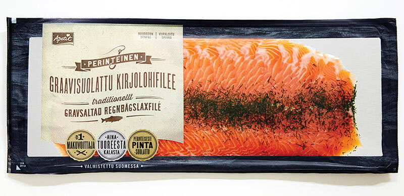Apetit Perinteinen Graavi kirjolohifilee n. 500 g