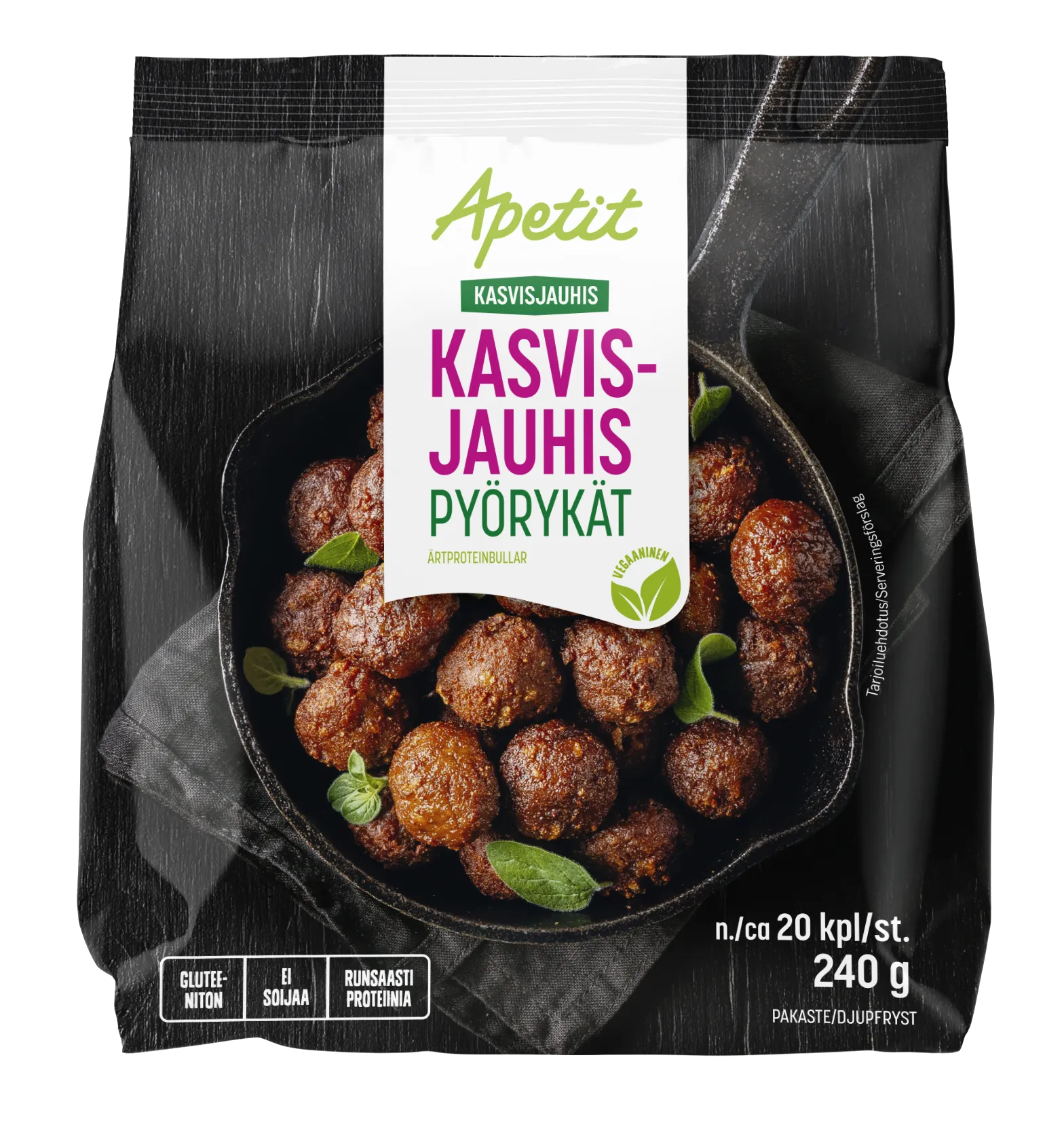 Apetit Kasvisjauhispyörykät pakaste 240g
