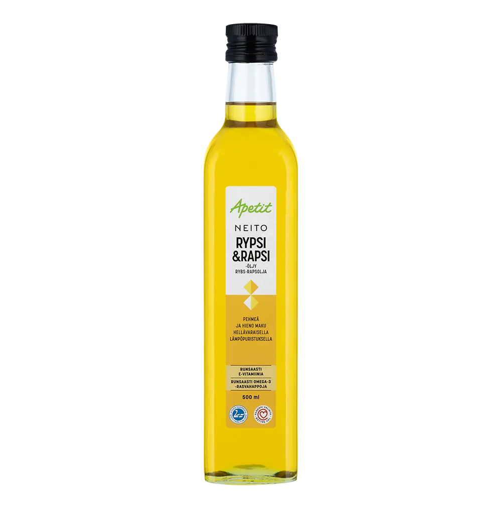Apetit Neito Puristettu Rypsi&rapsiöljy 500ml