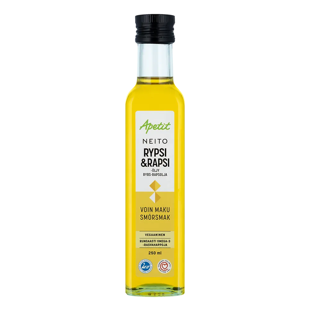 Apetit Neito Puristettu voinmakuinen rypsi&rapsiöljy 250ml