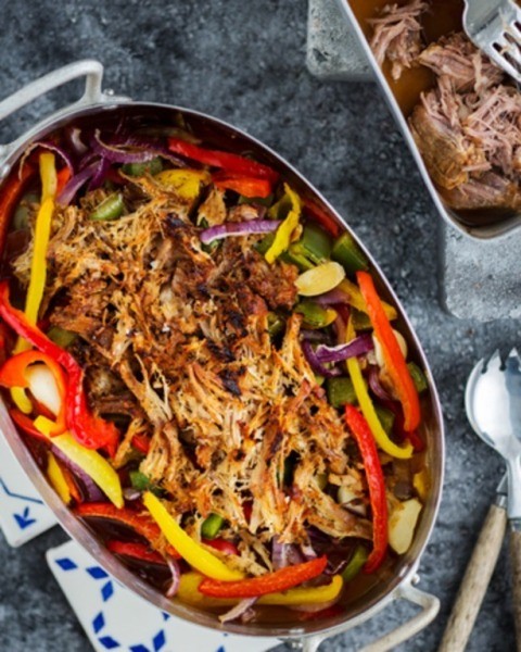 Pulled pork ja kasvikset à la Tuorekset