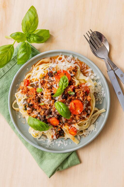 Bolognesekastike kasviksilla