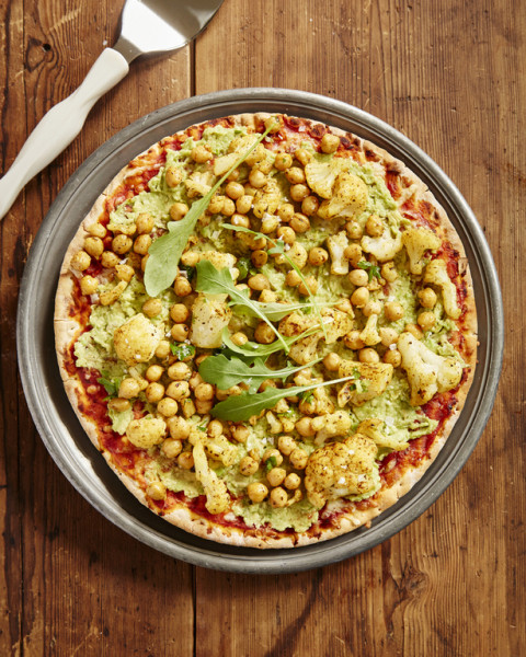 Papa Rafkin Fantasia kukkakaali-kikhernepizza