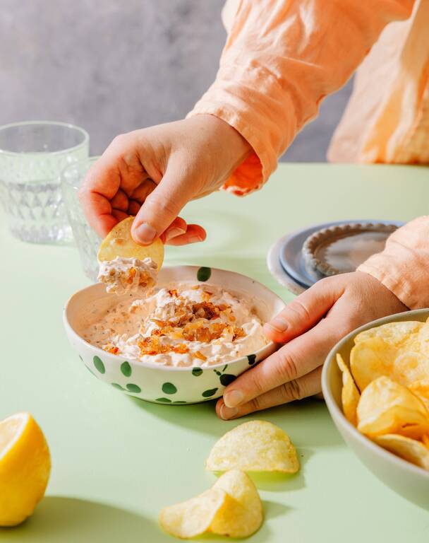 Karamellisoitu sipulidippi