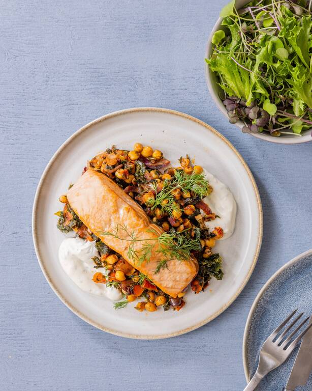 Harissalla maustettu kasvislisäke 