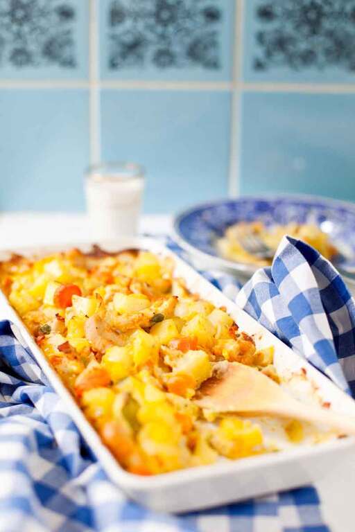 Peruna-broilerilaatikko