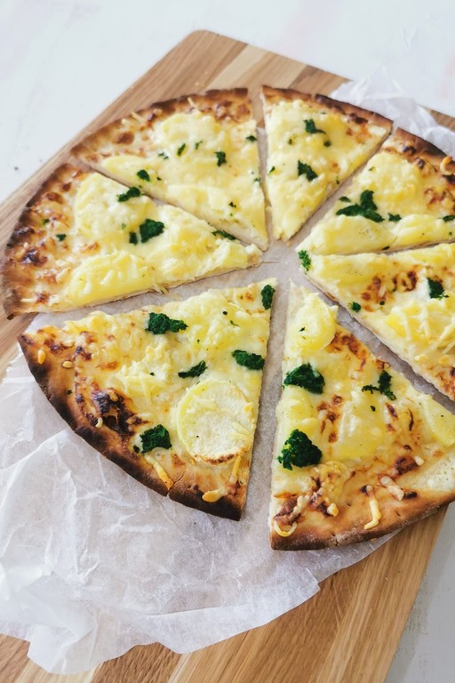 Vähemmän hävikkiä - Valkoinen perunapizza