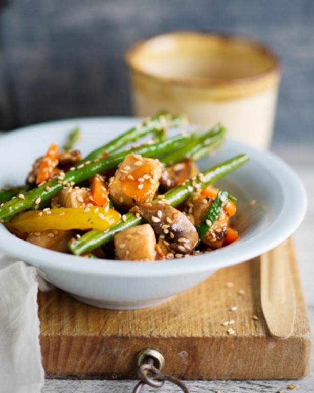 Sweet and sour wok eli hapanimelä wokki à la Tuorekset