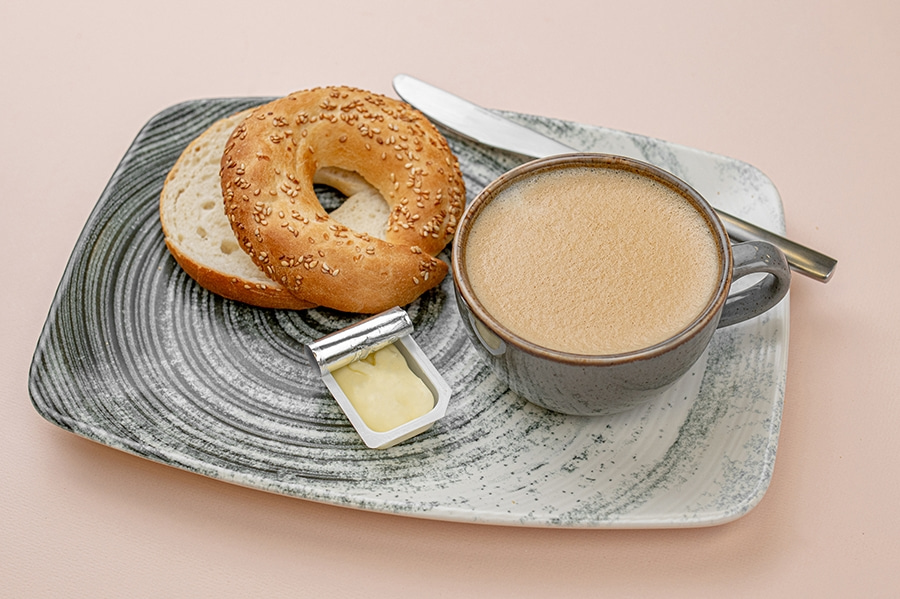 Бэйгл + Масло + Капучино