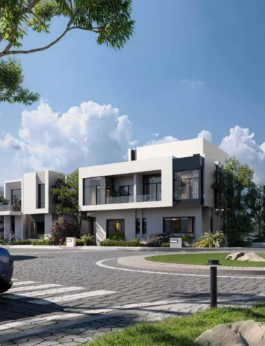 Twinhouse for sale in Triangle – with 4 bedrooms in New Cairo by The Waterway Developments.