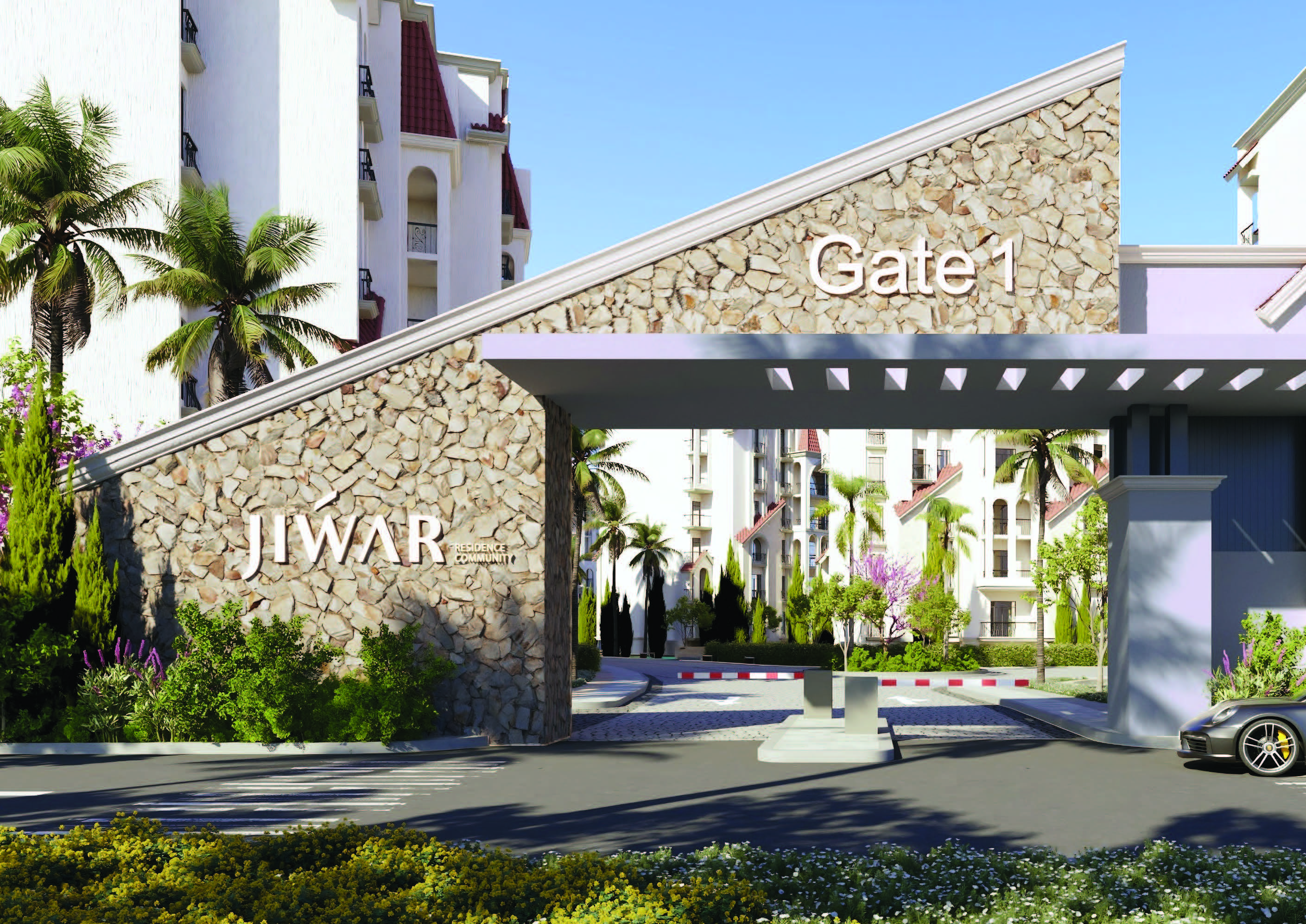 Apartment for sale in Jiwar – with 2 bedrooms in 6th settlement by Concrete Development.