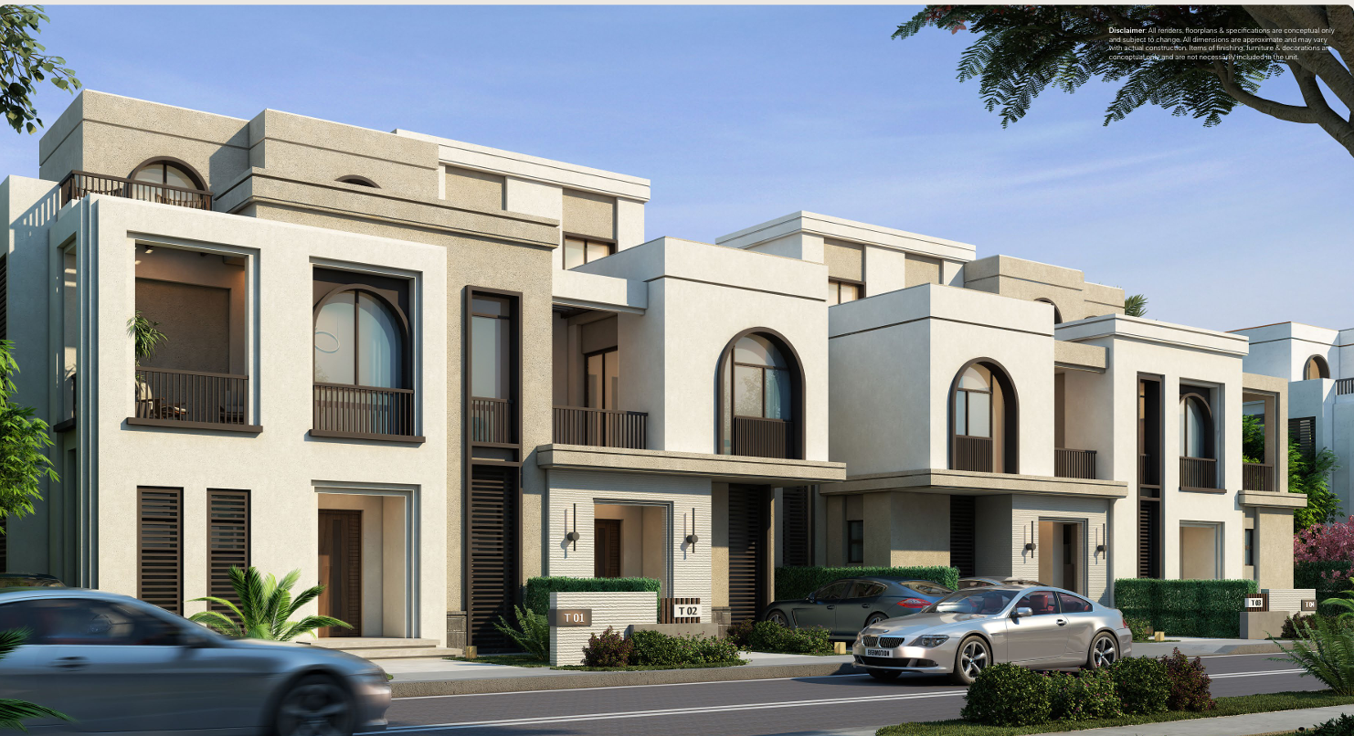 Townhouse for sale in Ever New Cairo – with 3 bedrooms in 6th settlement by Cred Developments.