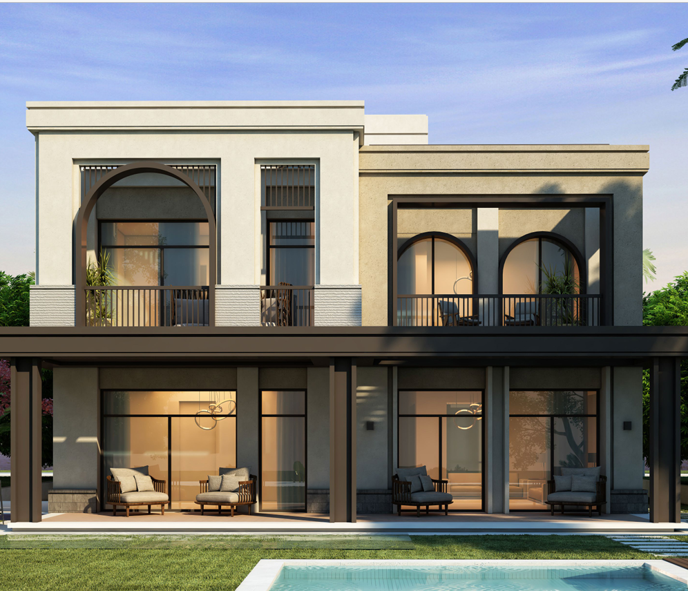 6-Bedroom Twinhouse 318 m² for sale in Ever New Cairo, 6th settlement - Dup 128260