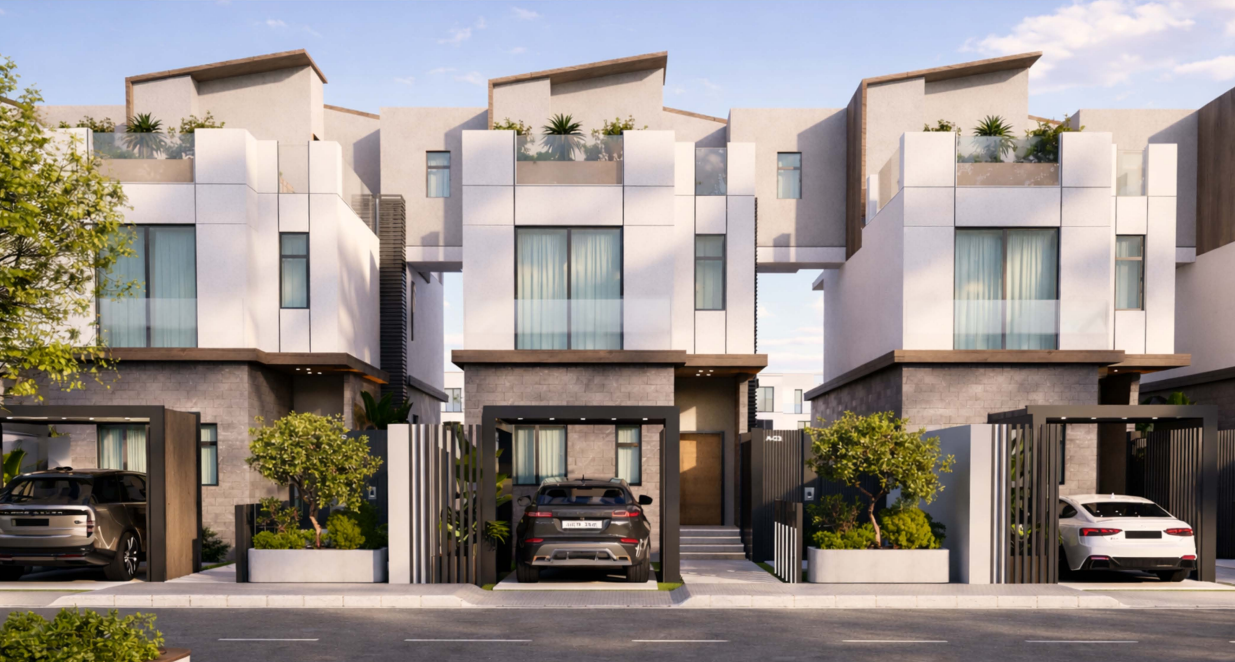 Villa for sale in V residence – with 4 bedrooms in 6th of October City by Dunes Development.