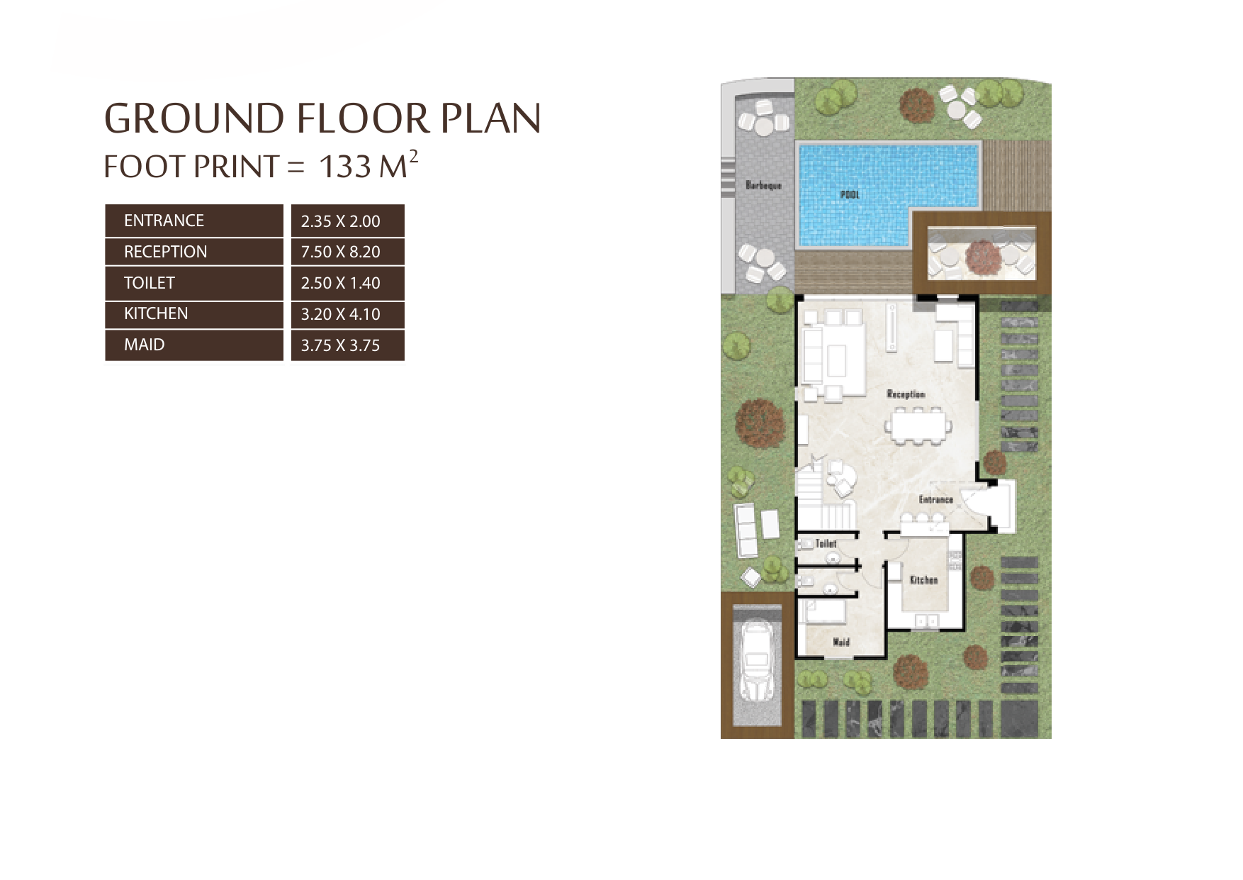 Floor plan for villa at The 8 Extension