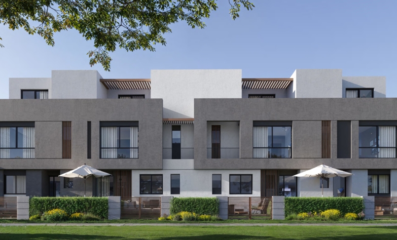 Townhouse for sale in The Great Lawn-Park Central – with 4 bedrooms in Mostakbal City by Hassan Allam Properties.