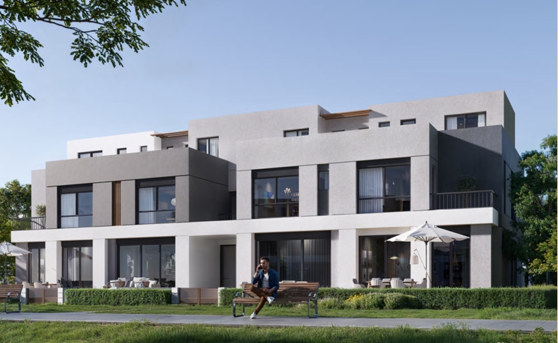Townhouse for sale in The Great Lawn-Park Central – with 4 bedrooms in Mostakbal City by Hassan Allam Properties.