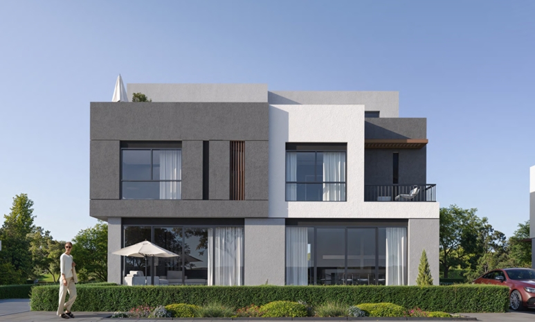 Twinhouse for sale in The Great Lawn-Park Central – with 4 bedrooms in Mostakbal City by Hassan Allam Properties.