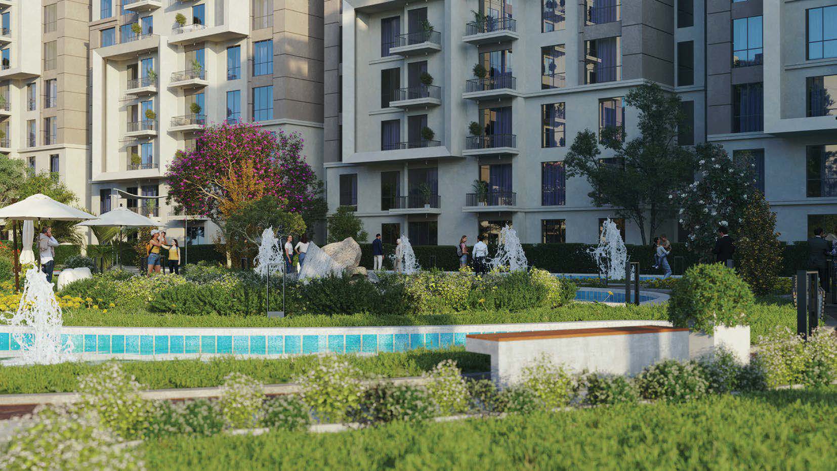 Duplex for sale in Canyon8 – with 4 bedrooms in New Capital City by Home Town Developments.