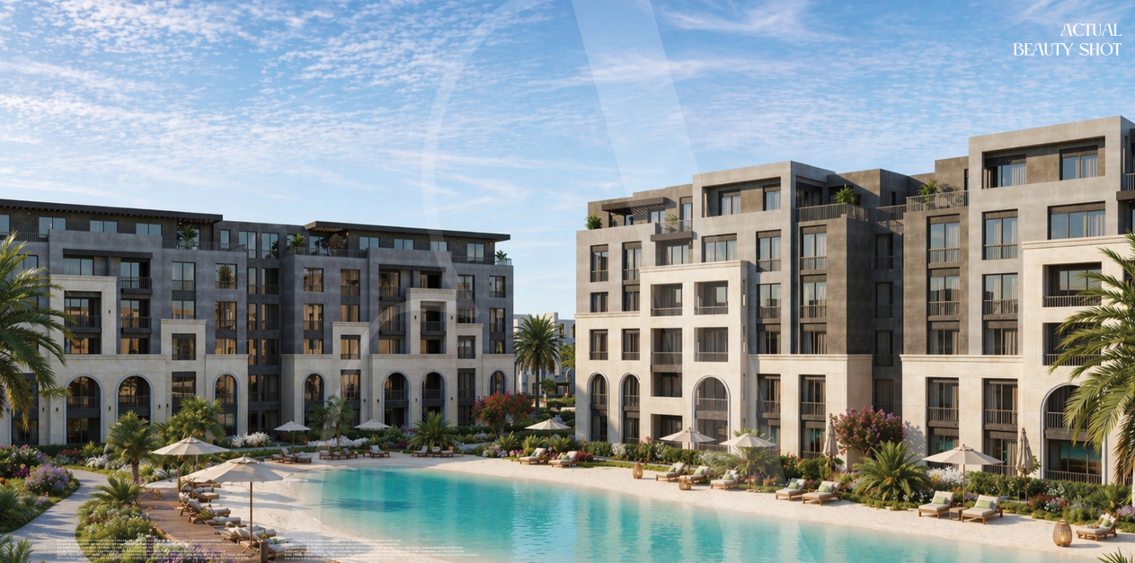 Apartment for sale in Saada Boutique – with 2 bedrooms in New Cairo by Horizon Egypt Development.