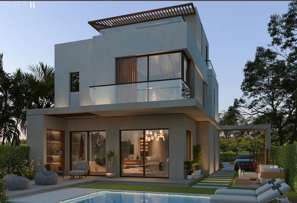 4-Bedroom Villa 235 m² for sale in GRAND LANE, 6th settlement - Dup 272253