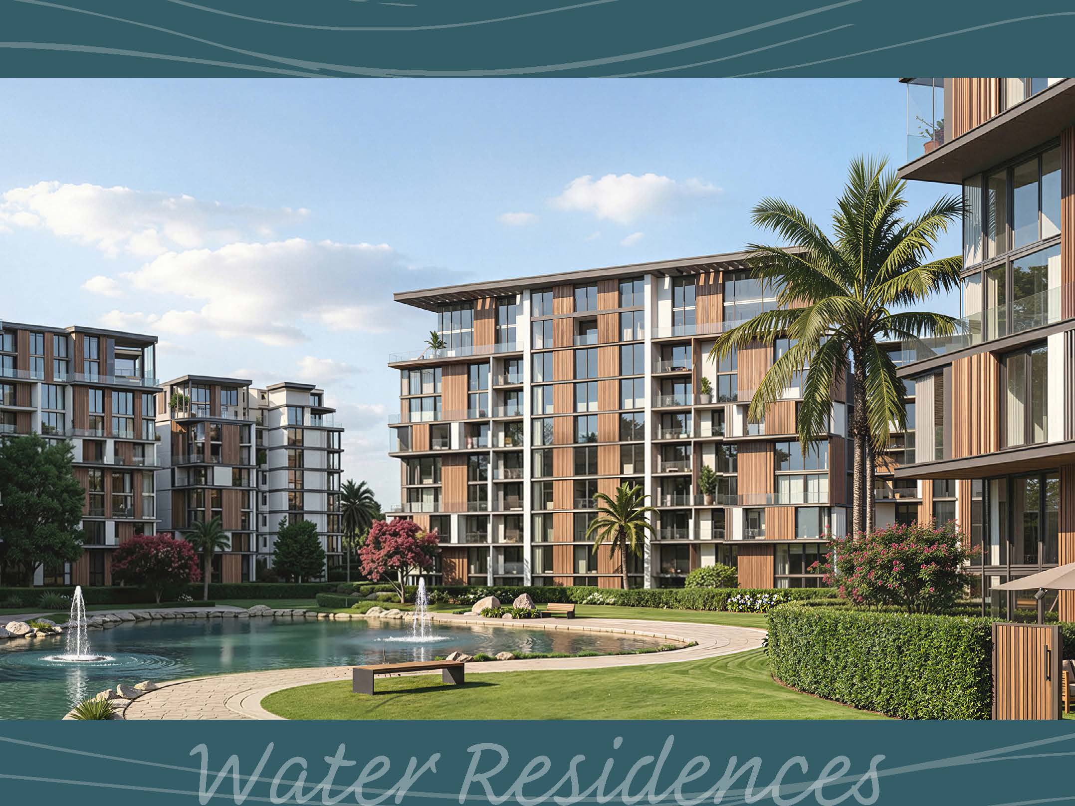 Duplex for sale in Central Water Residences – with 3 bedrooms in New Cairo by Hyde Park.