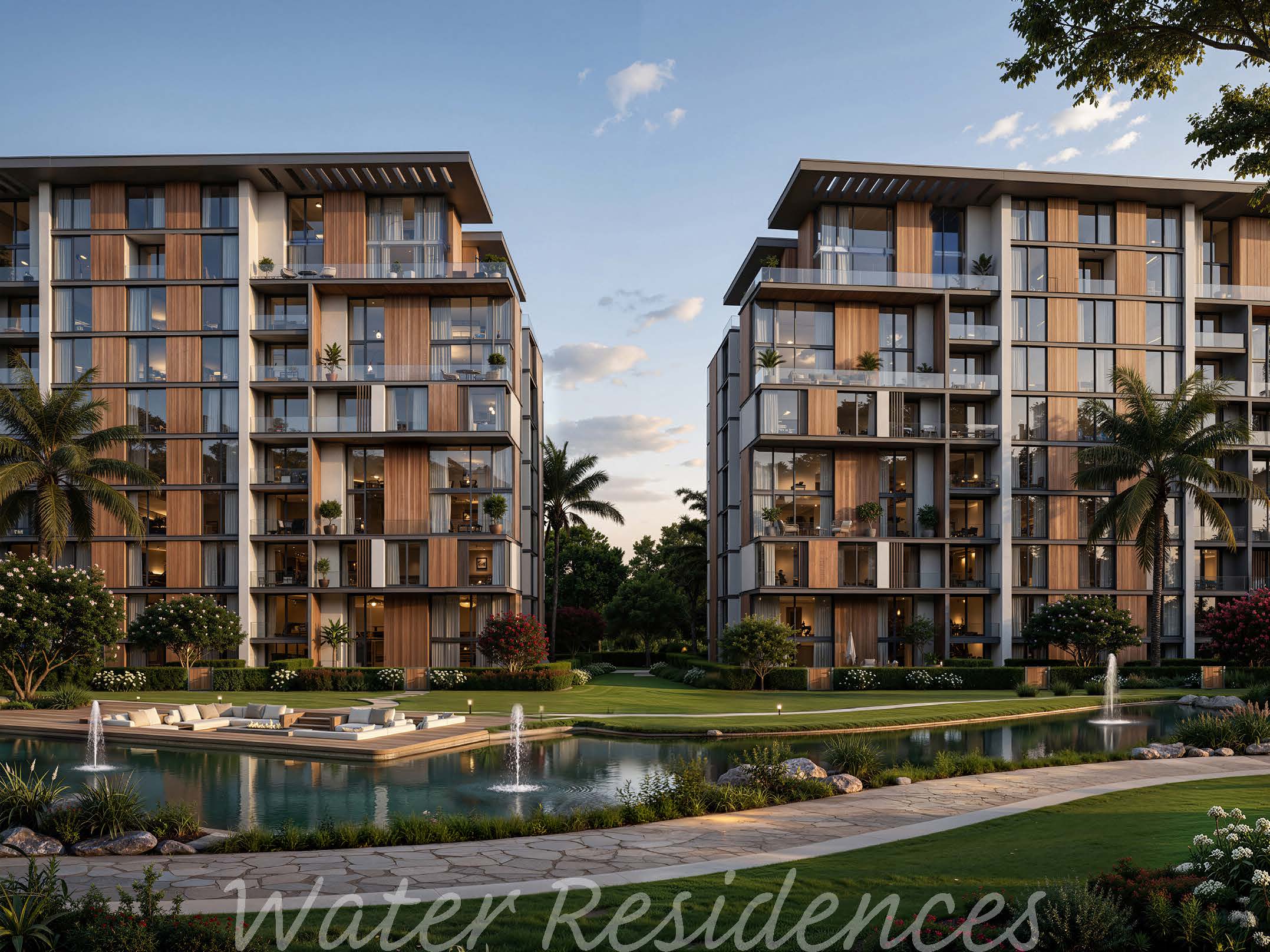 Apartment for sale in Central Water Residences – with 2 bedrooms in New Cairo by Hyde Park.