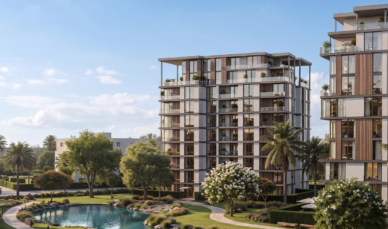 Apartment for sale in Central Water Residences – with 3 bedrooms in New Cairo by Hyde Park.