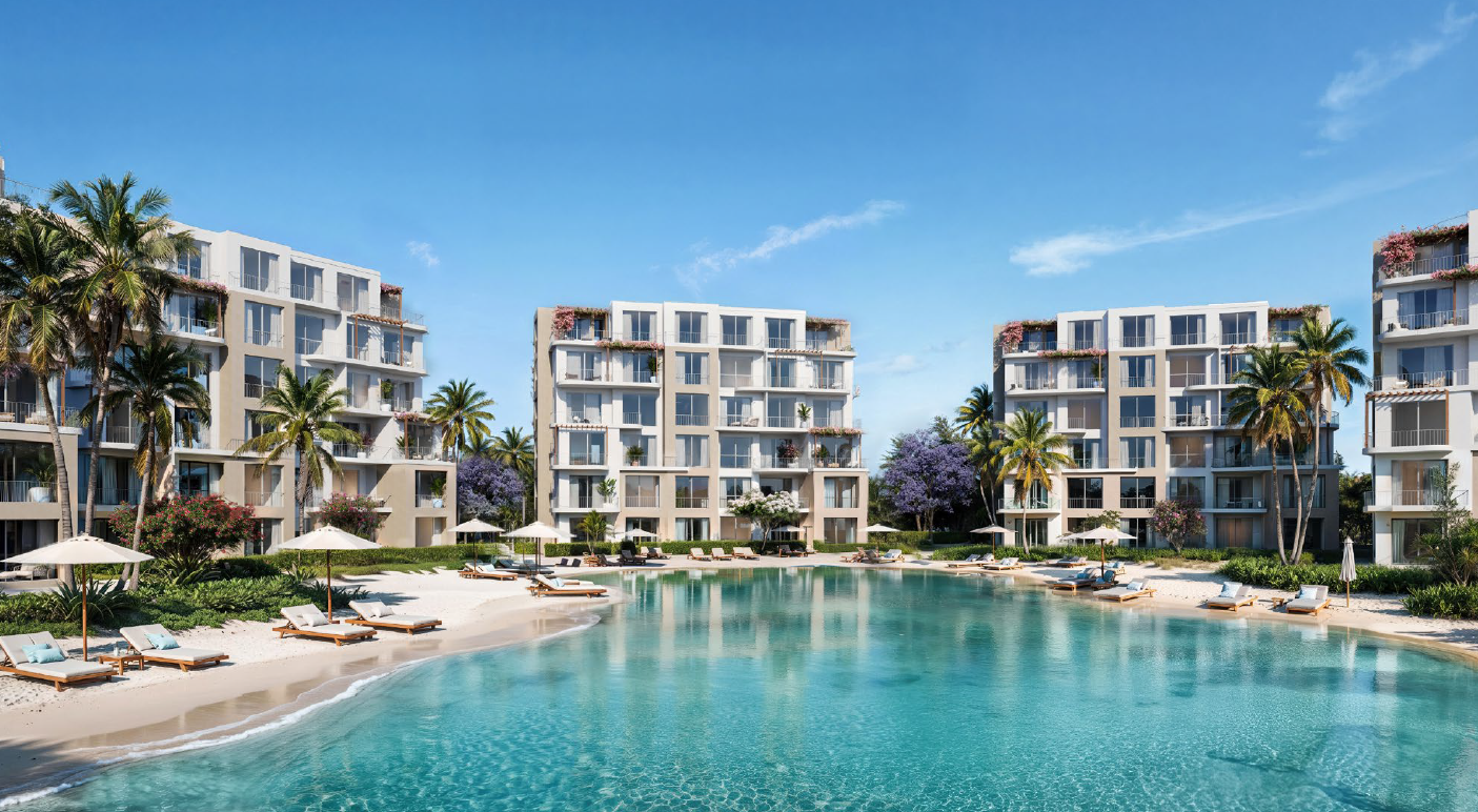 Apartment for sale in Shore Residence – with 3 bedrooms in Ras El Hekma by Hyde Park.