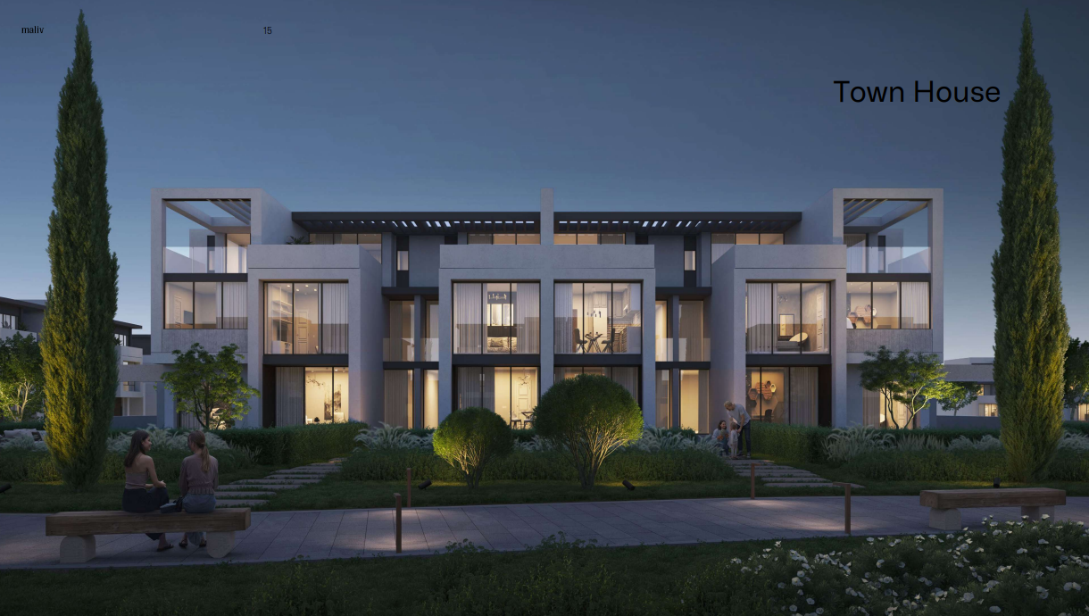 Townhouse for sale in Maliv – with 4 bedrooms in 6th settlement by Kulture Developments.