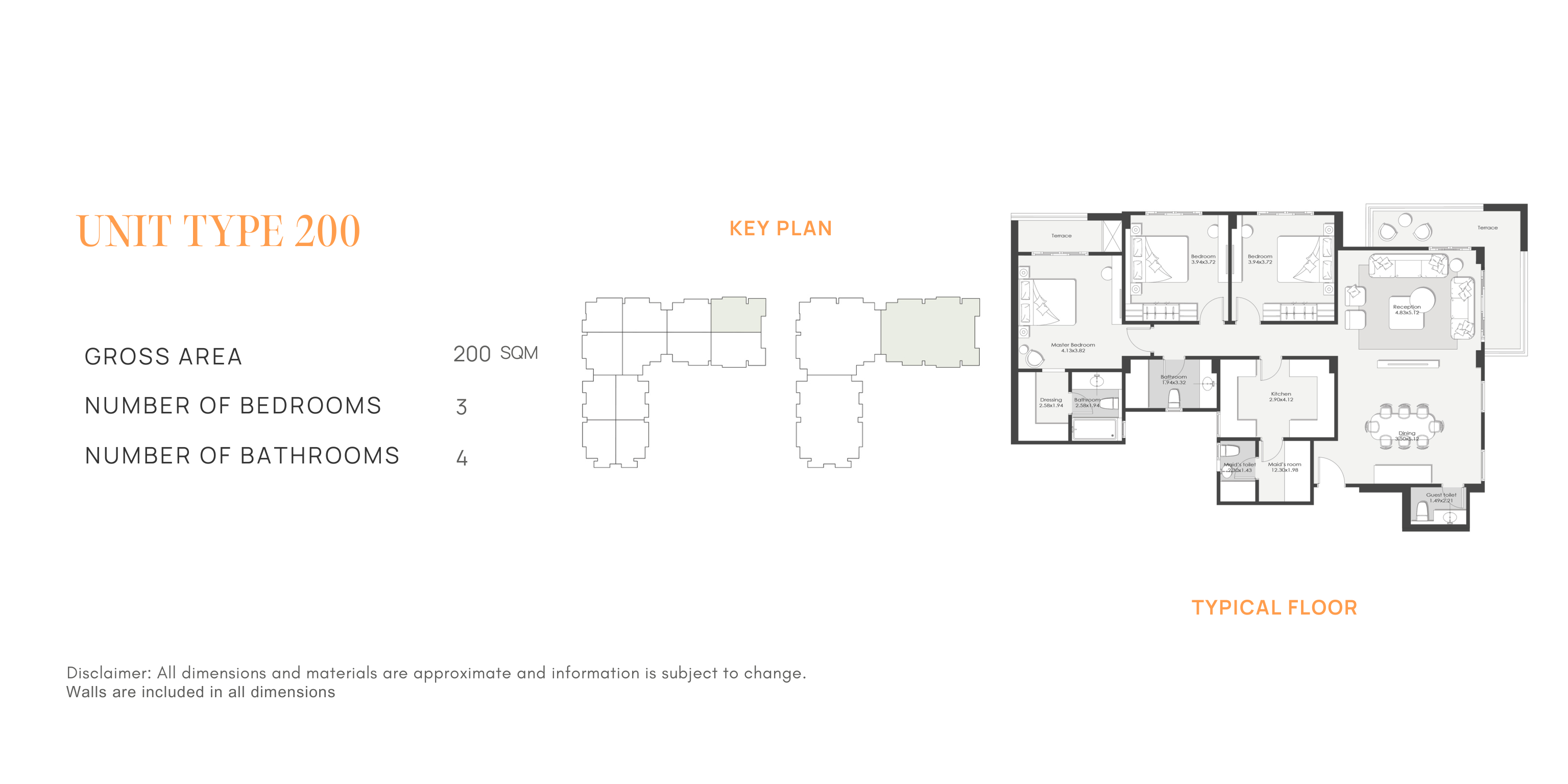 Floor plan for apartment at El Patio Sola