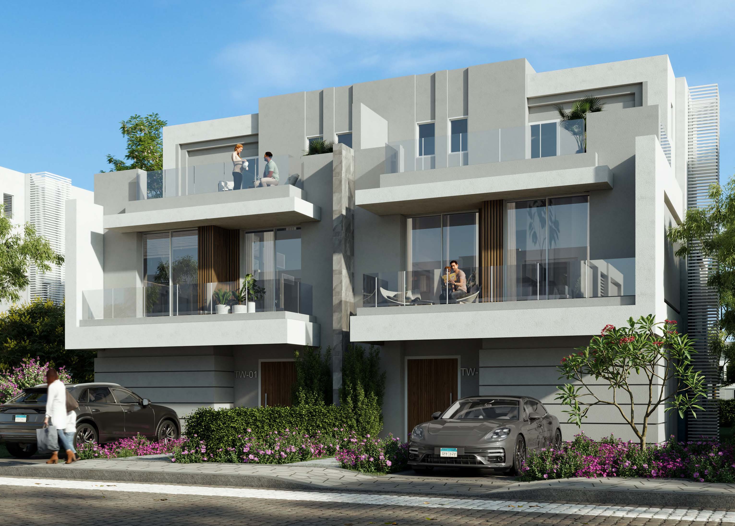 Twinhouse for sale in El Patio Town – with 3 bedrooms in South Investors by La Vista Developments.