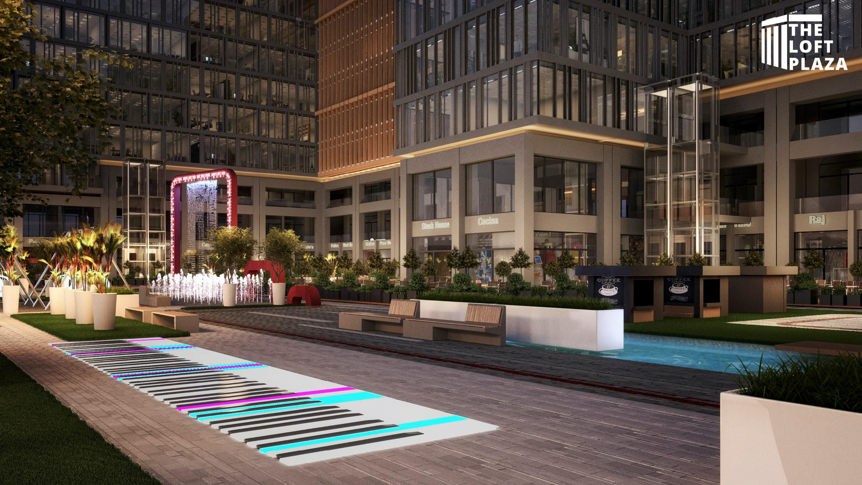 Retail for sale in The Loft Plaza – with in New Capital City by Living Yards Developments.