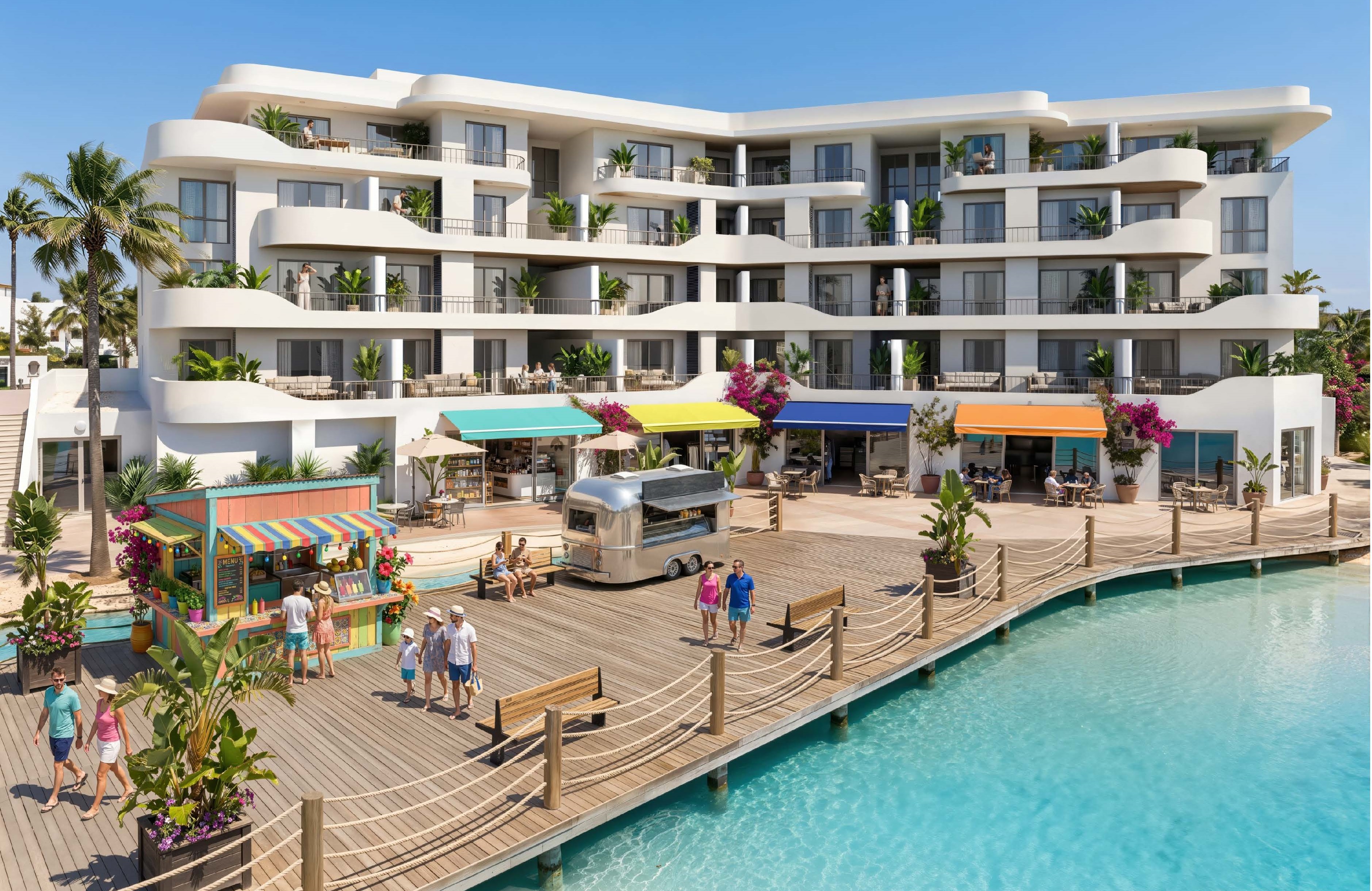 Chalet for sale in The Boardwalk Condos – Cali Coast – with 2 bedrooms in Ras El Hekma by MAVEN DEVELOPMENTS.