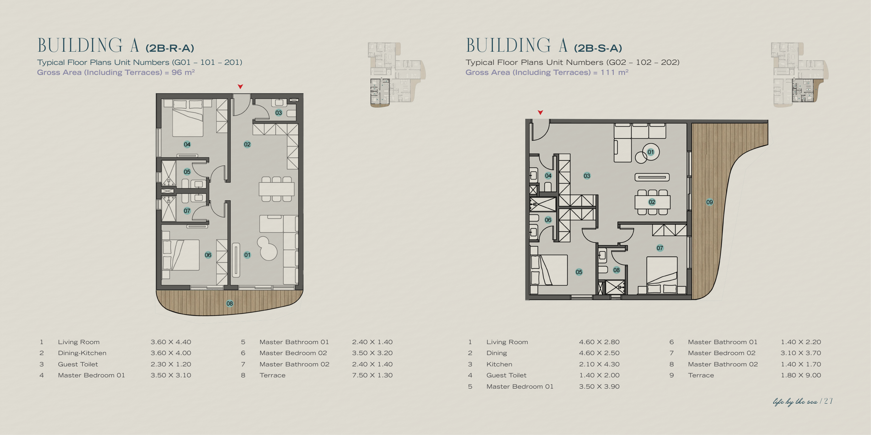 Floor plan for chalet at Azha North Coast