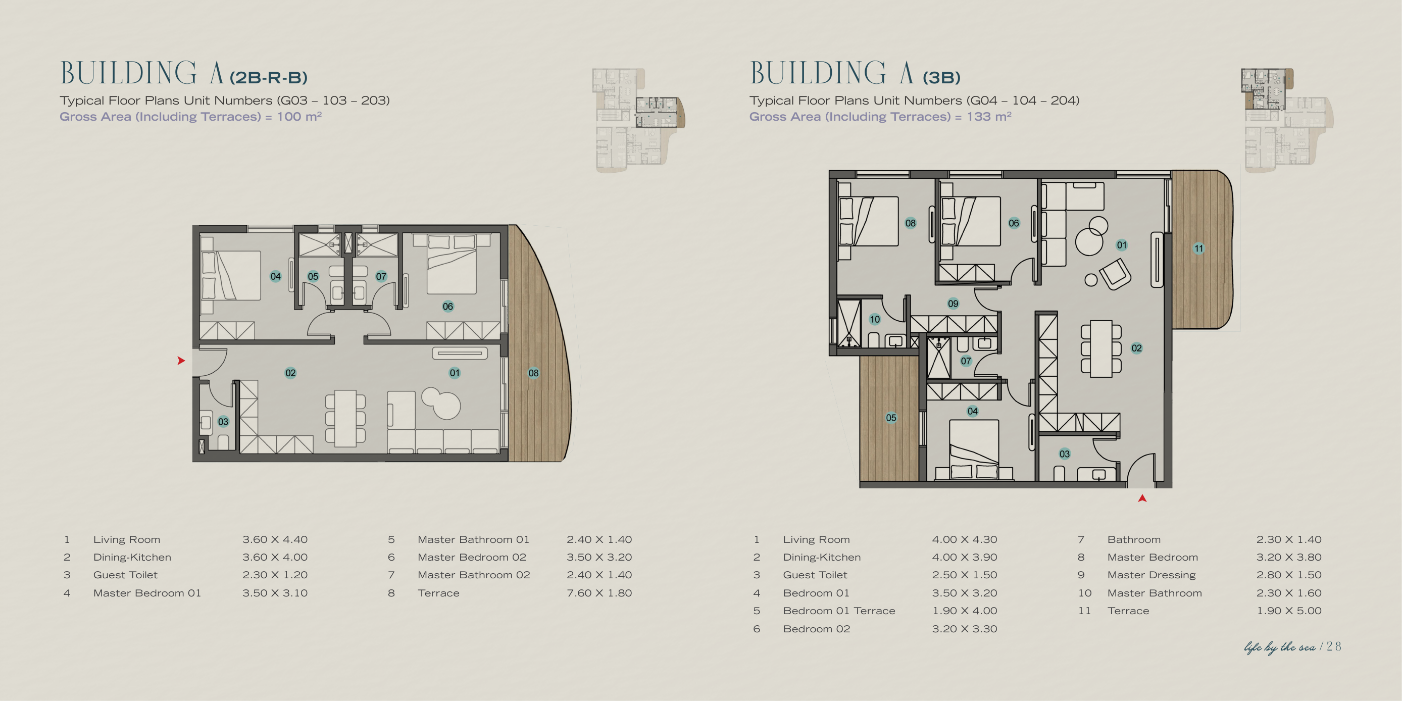 Floor plan for chalet at Azha North Coast