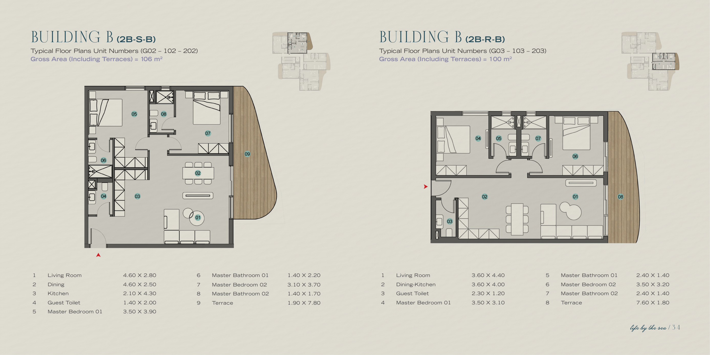 Floor plan for chalet at Azha North Coast