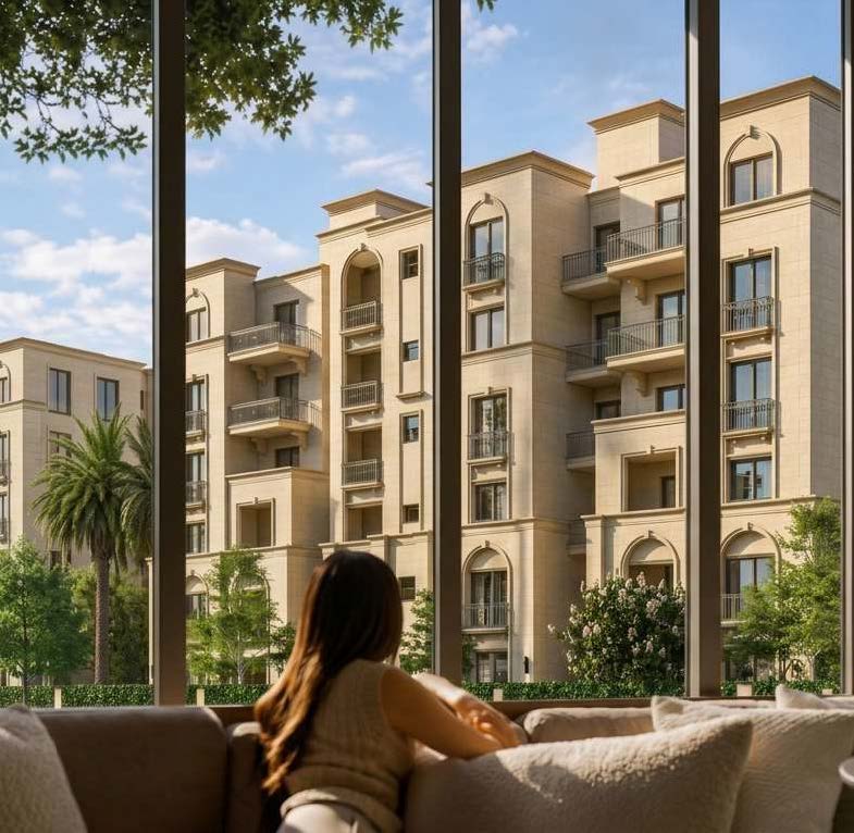 Apartment 101 m² (2-bedroom unit) for sale in Sarai Royal Residence, New Cairo
