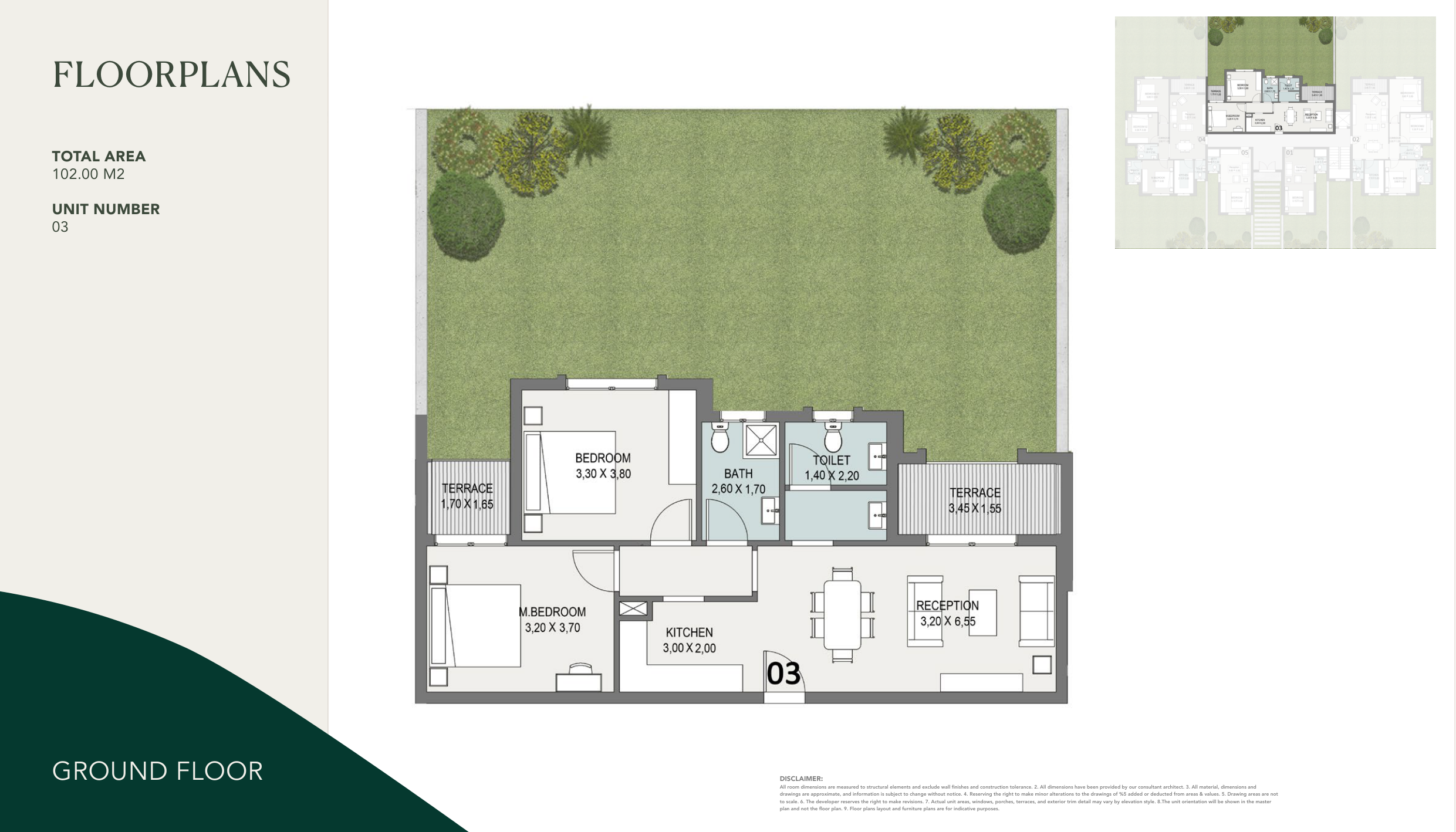 Floor plan for apartment at Sarai Royal Residence